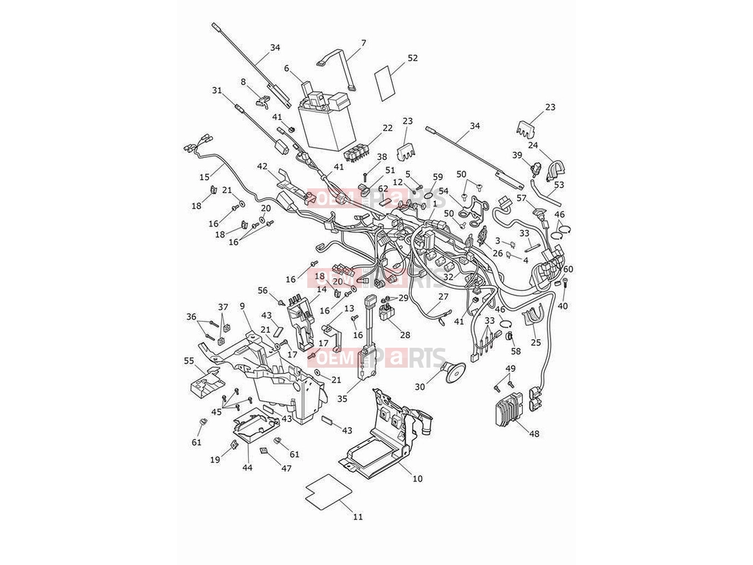 Triumph 2023 Rocket 3 R Electrical system