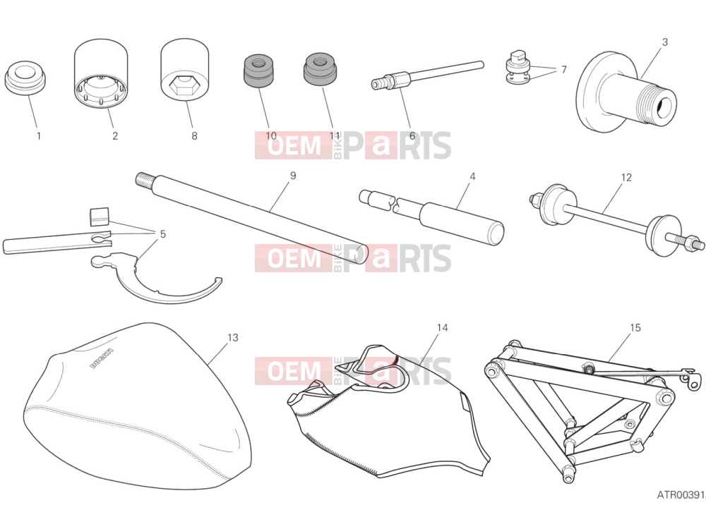 DUCATI 2021 Panigale V4 SP Workshop Service Tools (Frame)