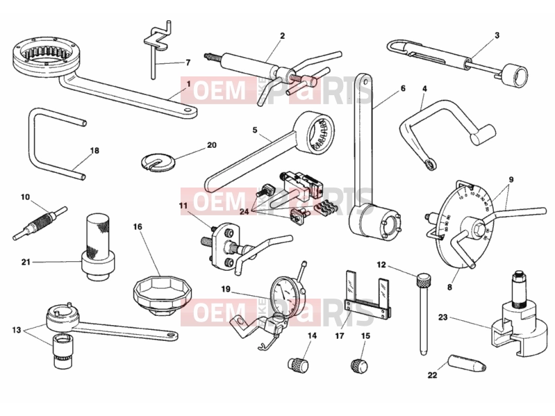 DUCATI 1996 Monster 600 WORKSHOP SERVICE TOOLS » SPECIAL TOOLS