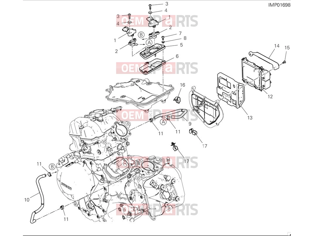 DUCATI 2025 Multistrada V2 Engine control unit