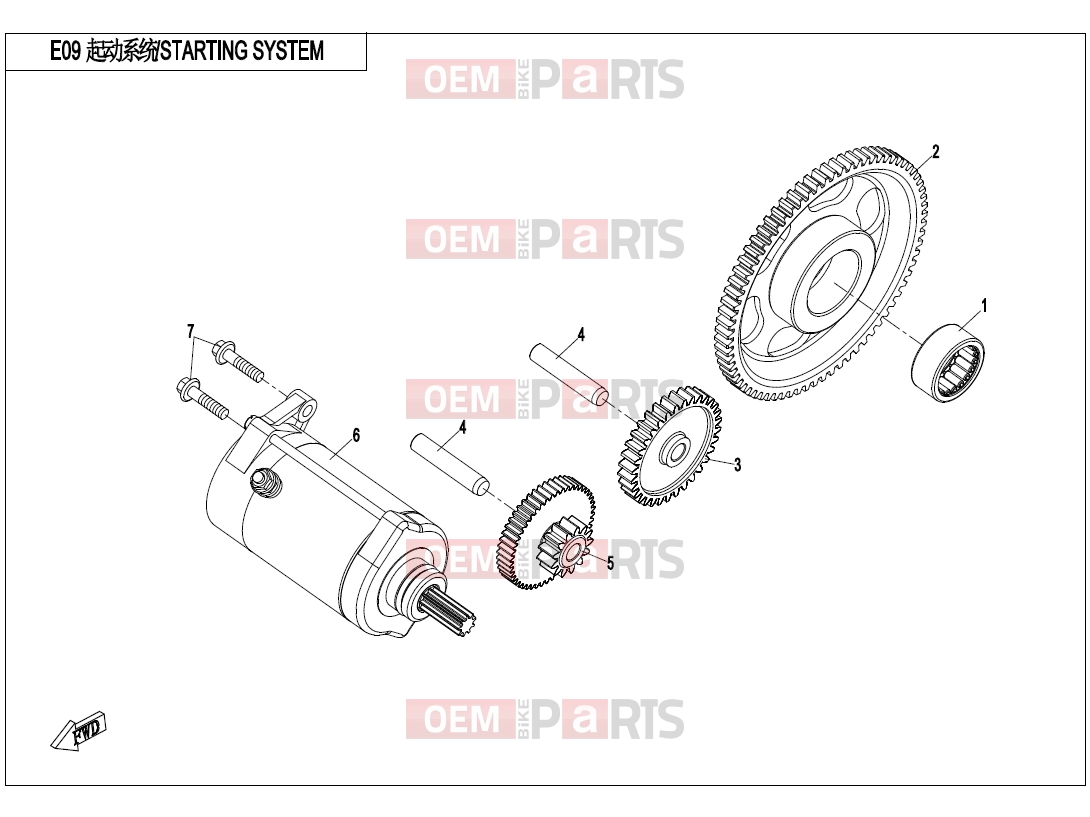 CFMOTO 2020 UTV UFORCE 800 (CF800UU-A) STARTING SYSTEM - E09