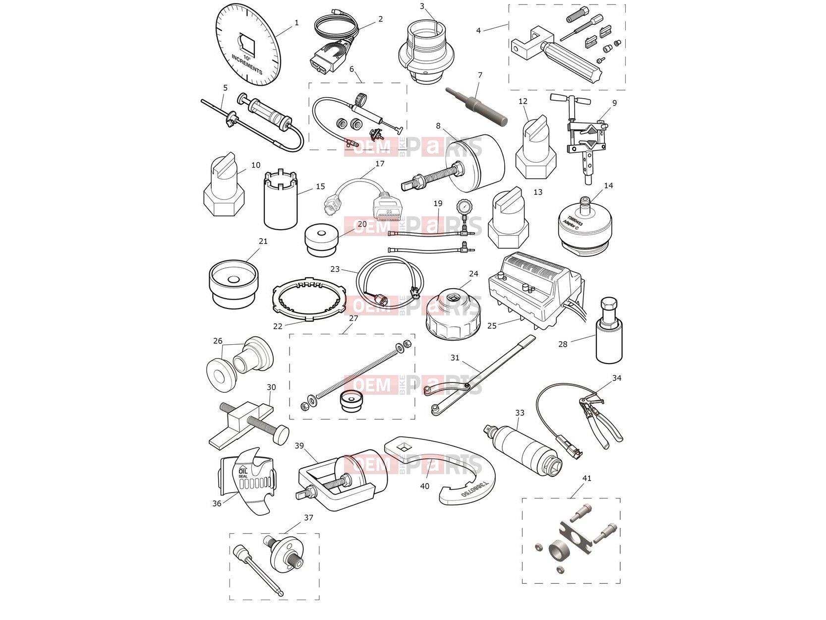 Triumph 2026 Trident 800 Service Tools