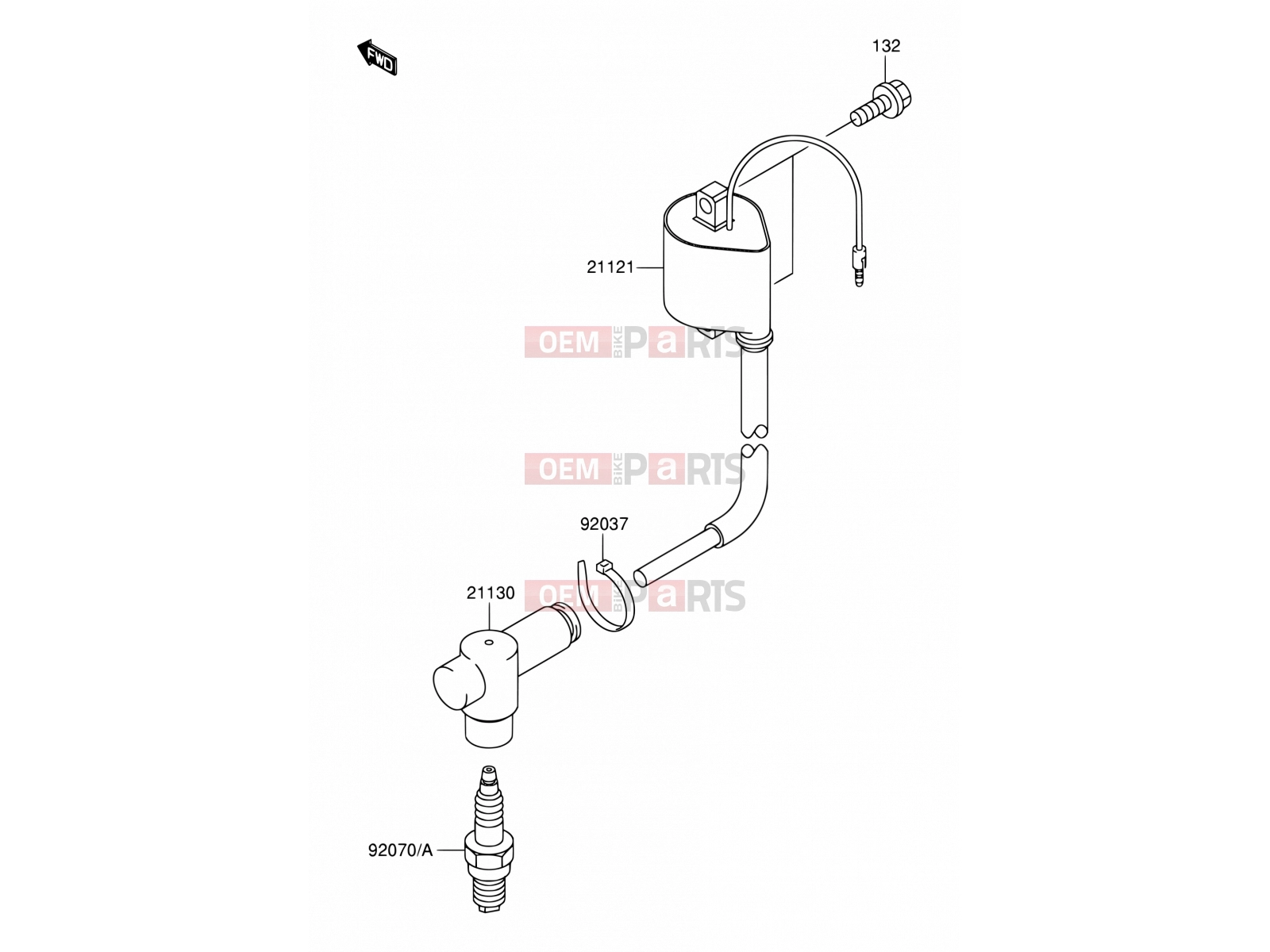 SUZUKI RM100 K3 (2003) (E21) 14 - IGNITION SYSTEM
