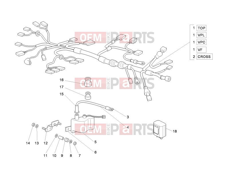 ape 50 2009-től ELECTRICAL SYSTEM » MAIN CABLE HARNESS