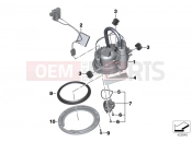 Fuel pump and fuel level sensor - BMW Motorrad HP4 (0D01, 0D11) 2011