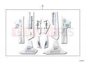 Sponsor decals - BMW Motorrad HP4 (0D01, 0D11) 2011
