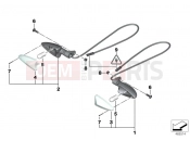 Turn signals, front - BMW Motorrad HP4 (0D01, 0D11) 2011