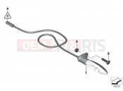 LED turn signals, front - BMW Motorrad HP4 (0D01, 0D11) 2011