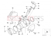 BMW Motorrad BMW 2002 R-Models 4V R 850 R 94 (0401,0406) Throttle Housing Assy