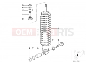 BMW Motorrad BMW 2002 R-Models 4V R 850 R 94 (0401,0406) Spring strut, front