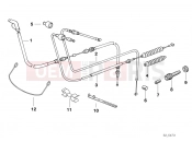 BMW Motorrad BMW 2002 R-Models 4V R 850 R 94 (0401,0406) Bowden cable