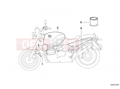 BMW Motorrad BMW 2002 R-Models 4V R 850 R 94 (0401,0406) Painted parts 704 graphit