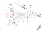 BMW Motorrad BMW 2003 C1, c1 200 C1 (0191) Spring strut, front, trailing arm