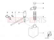 BMW Motorrad BMW 2003 C1, c1 200 C1 (0191) Windshield cleaning container