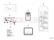 BMW Motorrad BMW 2003 C1, c1 200 C1 (0191) Notice labels for C1