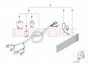 BMW Motorrad BMW 2003 C1, c1 200 C1 (0191) Installing set hazard warning