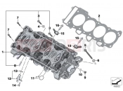 BMW Motorrad BMW 2014 S models S 1000 RR 15 (0D10,0D21) Cylinder Head