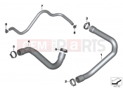 BMW Motorrad BMW 2014 S models S 1000 RR 15 (0D10,0D21) Cooling system - water hoses