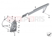 BMW Motorrad BMW 2014 S models S 1000 RR 15 (0D10,0D21) Chain guard