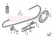 BMW Motorrad BMW 2014 S models S 1000 RR 15 (0D10,0D21) Chain drive