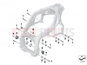 BMW Motorrad BMW 2014 S models S 1000 RR 15 (0D10,0D21) Engine mount - swing arm pivot