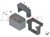 BMW Motorrad BMW 2014 S models S 1000 RR 15 (0D10,0D21) Battery