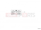 BMW Motorrad BMW 2014 S models S 1000 RR 15 (0D10,0D21) Label 