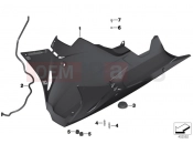 BMW Motorrad BMW 2014 S models S 1000 RR 15 (0D10,0D21) Engine spoiler Carbon Race