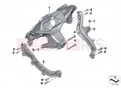 Front panel carrier - BMW Motorrad R 1200 RS (0A05, 0A15) 2014
