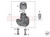 Ignition steering lock with EWS4 by code - BMW Motorrad R 1200 RS (0A05, 0A15) 2014
