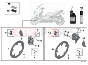 Brake service - BMW Motorrad C 650 Sport 16 (0C04, 0C14) 2014