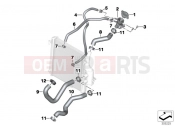 Coolant lines - BMW Motorrad C 650 Sport 16 (0C04, 0C14) 2014