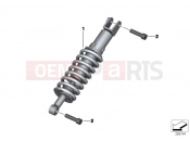 Spring strut, rear - BMW Motorrad C 650 Sport 16 (0C04, 0C14) 2014