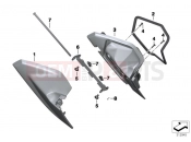 Storage compartment, right - BMW Motorrad C 650 Sport 16 (0C04, 0C14) 2014