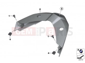 Rear trim panel, center - BMW Motorrad C 650 Sport 16 (0C04, 0C14) 2014