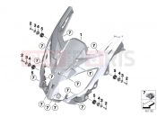 Headlight mount - BMW Motorrad C 650 Sport 16 (0C04, 0C14) 2014