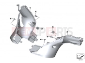 Handlebar cover, bottom - BMW Motorrad C 650 Sport 16 (0C04, 0C14) 2014