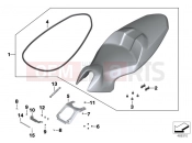 Bench seat - BMW Motorrad C 650 Sport 16 (0C04, 0C14) 2014