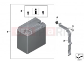 Battery AGM - BMW Motorrad C 650 Sport 16 (0C04, 0C14) 2014