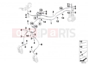 Brake pipe front ABS - BMW Motorrad HP4 (0D01, 0D11) 2012