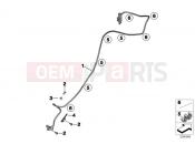 Rotational-speed sensor, rear - BMW Motorrad HP4 (0D01, 0D11) 2012