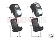 Combination switch, handlebar, right - BMW Motorrad HP4 (0D01, 0D11) 2012