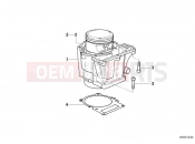 Cylinder with piston - BMW Motorrad F 650 CS 04 (0177,0187) 2004