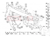 Motorcycle frame - BMW Motorrad F 650 CS 04 (0177,0187) 2004