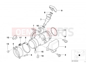 BMW Motorrad BMW 2004 R-Models 4V R 850 R 02 (0428) Throttle Housing Assy