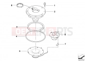 BMW Motorrad BMW 2004 R-Models 4V R 850 R 02 (0428) Filler cap