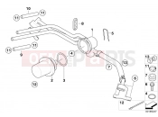 BMW Motorrad BMW 2004 R-Models 4V R 850 R 02 (0428) Fuel distributor/Pressure regulator