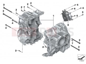BMW Motorrad BMW 2015 R-Models K5x R 1200 RS (0A05, 0A15) Screw connection, engine housing