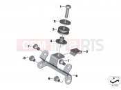 BMW Motorrad BMW 2015 R-Models K5x R 1200 RS (0A05, 0A15) Bracket. intake silencer