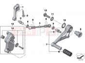 BMW Motorrad BMW 2015 R-Models K5x R 1200 RS (0A05, 0A15) Outside shift-control components